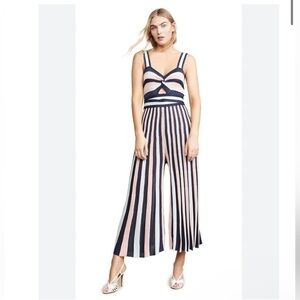 Temperley London Isabella Knit Striped Jumpsuit 💗 sz XS